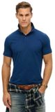 Superdry City Pique Korte Mouw Poloshirt Blauw XL Man