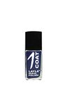Layla Cosmetics 1 Coat Nail Polish 22 Blue Peach