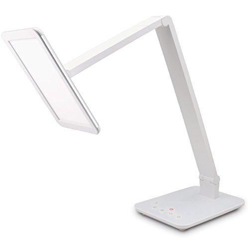 FeinTech LTL00100 LED bureaulamp lichtkleur warm wit tot koud wit dimbaar 550 lm wit