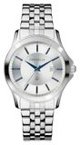 Montre Orphelia Herenhorloge, kwarts, analoog, Galaxy armband van roestvrij staal, zilver., armband