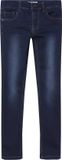 NAME IT Jongens Jeans - Maat 128 - Slim Fit - Katoenmix - Dark Blue Denim