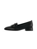 Gabor Dames Loafers Zwart Leer Blokhak 3-4 cm Maat 38.5