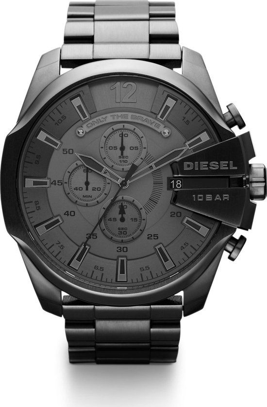 Diesel DZ 4282 Horloge Staal Zwart 52 mm