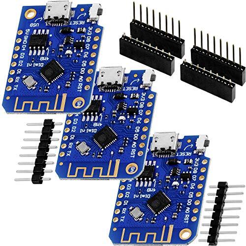 AZ Delivery 3 x D1 Mini V3 compatibel met Arduino inclusief E-Book!