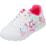 Skechers Uno Lite - My Drip Meisjes Sneakers - Wit/Multicolour
