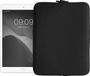 kwmobile universele tablet hoes - Stevige stijlvolle hoes voor tablets - Neopreen tablet sleeve - Compatibel met 13" Tablet - zwart
