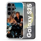 Cokitec Samsung Galaxy S25 Hoes Muziek Johnny Hallyday Moto