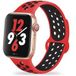 ShieldCase Apple Watch silicone sport+ band (rood/zwart)