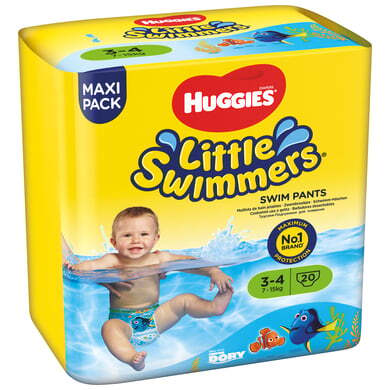 Huggies HUGGIES Zwemluier Little Zwemmers maat 3-4 4 x 20 stuks