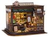 Merkloos Miniatuurhuis Bibliotheekdesign Groen