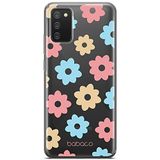 ERT GROUP mobiel telefoonhoesje voor Samsung A02S origineel en officieel erkend Babaco patroon Flowers 011 optimaal aangepast aan de vorm van de mobiele telefoon, gedeeltelijk bedrukt