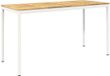 VidaXL Tuinbar tafel naarden wit 196 x 80,5 x 105 cm