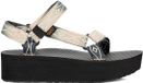 Teva Flatform Univeral Sunscape Sandalen - Dames - Zwart - Maat 39