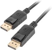 LANBERG Displaykabel 19 Pin V1.2 0,5 m 4K Zwart CA-DPDP-10CC-0005-BK