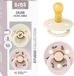 BIBS Colour Fopspeen - 6-18 mnd - 2-pack - Ronde - Ivory/Petal