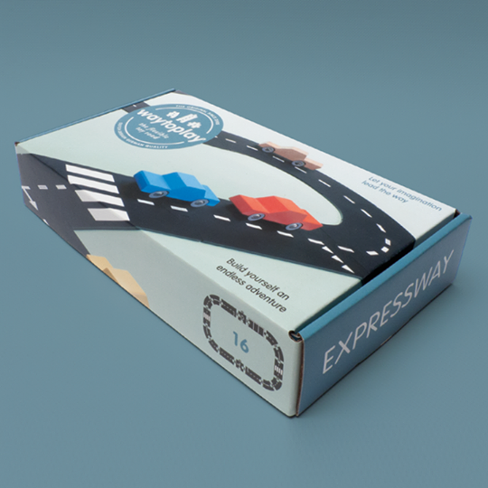 WayToPlay Autoweg 16-delig