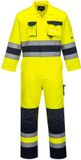 Portwest Nantes Hi-Vis Overall TX55 - Geel/Marine - S