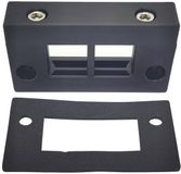 TRU COMPONENTS DVK-W2 Kabelinvoeringsplaat Klem-Ø (max.) 16 mm Polyamide Zwart 1 stuk(s)