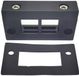 TRU COMPONENTS DVK-W2 Kabelinvoeringsplaat Klem-Ø (max.) 16 mm Polyamide Zwart 1 stuk(s)