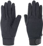 Harry's Horse Handschoenen Katoen Zwart Maat S