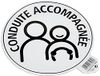 Carlinea 1176689,92 cm Conduite Accompagnée "(gecontroleerde bestuurder) Magneetsticker [in het Frans]"