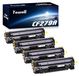 HP 4x cartouche de toner 79A, compatible avec HP 79A CF279A, noir, pour LaserJet Pro M12/M26