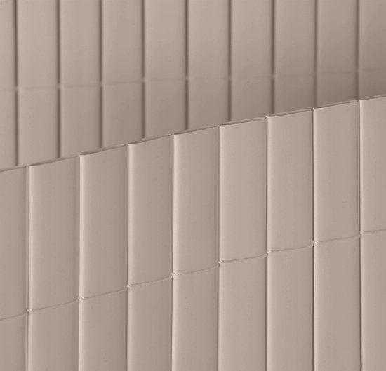 Intergard Tuinscherm tuinafscheiding kunststof PVC grijs 150x300cm