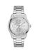 Guess Ian Quartz Analoog Horloge Zilverkleurig Kast: 100% Gerecycleerd Kunststof | Armband: 100% Roestvrij Staal 44 mm GW0970G7
