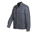 BP Workwear Basic 1485-060-53 werkjas - verborgen drukknoopsluiting - puur katoen - normale pasvorm - maat: 56/58 - kleur: donkergrijs