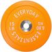 BalanceFrom Everyday Essentials Kleurgecodeerde Olympische Bumperplaat Halterschijf W Stalen Naaf, Oranje
