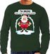 Bellatio Decorations Shoppartners Bv Foute Kersttrui / sweater - Im broke enjoy your fits spoiled kiddies - Kerst is duur - groen - heren - kerstkleding / kerst outfit M