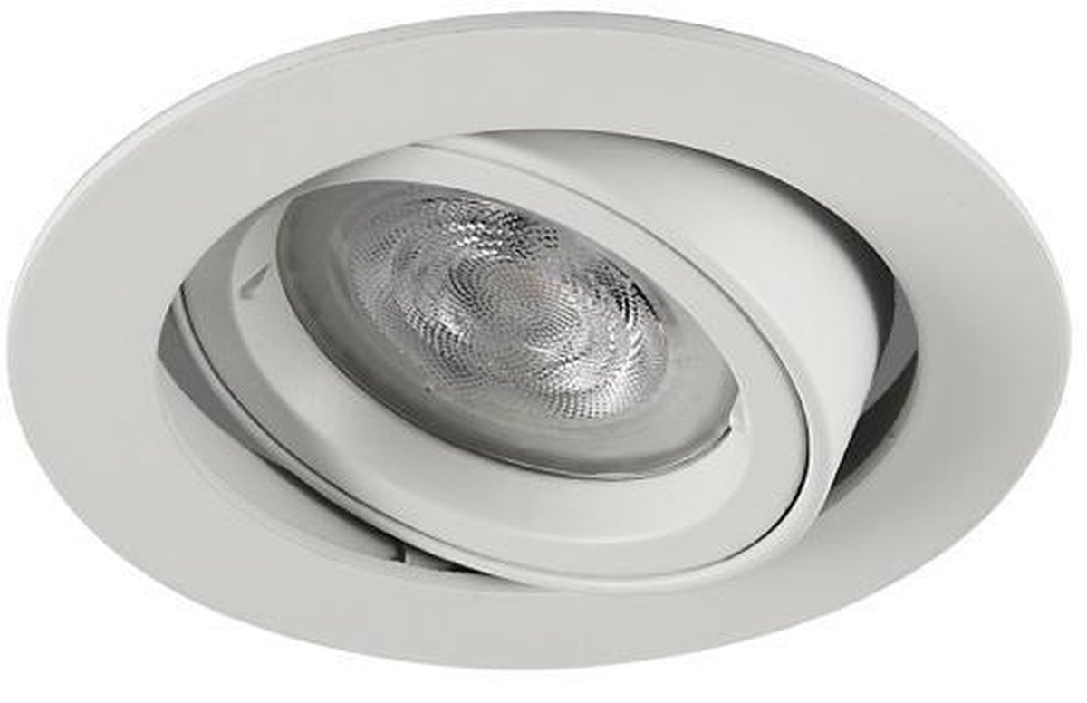 RTM Lighting Platte inbouwspot Dieter -Rond Wit -Extra Warm Wit -Dimbaar -3.8W -RTM Lighting LED