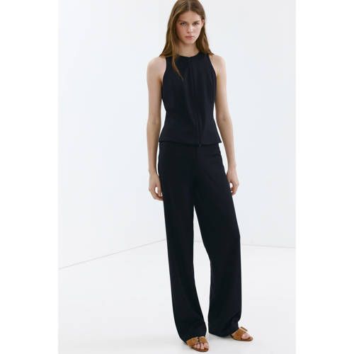 Mango Zwart Top