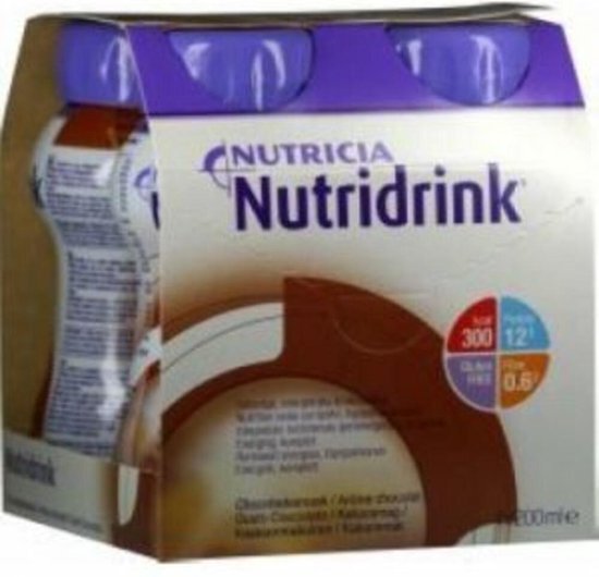 Nutridrink Chocolade 4x200ml