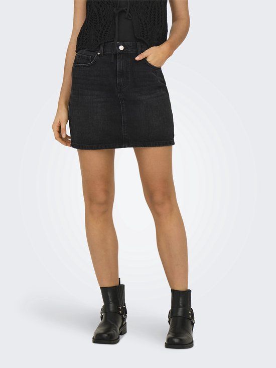 ONLY Denim rok ONLSTELLA Washed Black