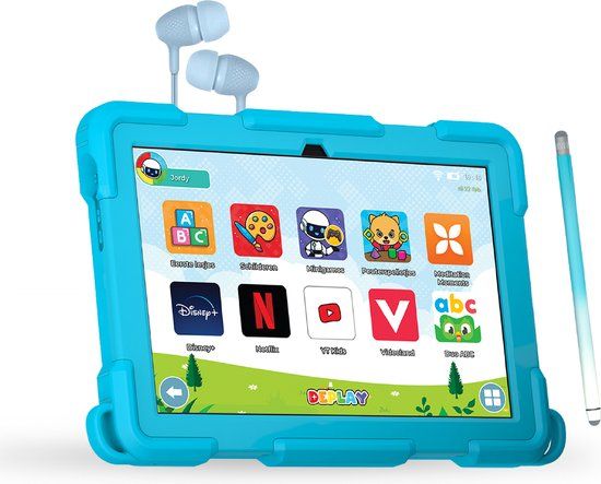 DEPLAY Kids Tablet PRO / WiFi / 128 GB / Blauw