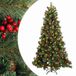 vidaXL Kunstmatige Hinged Kerstboom 210 cm 300 LED's Warmwit