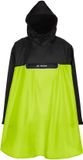 VAUDE Valero Poncho, fietskleding, Unisex, Regenponcho, neon yellow/black, M