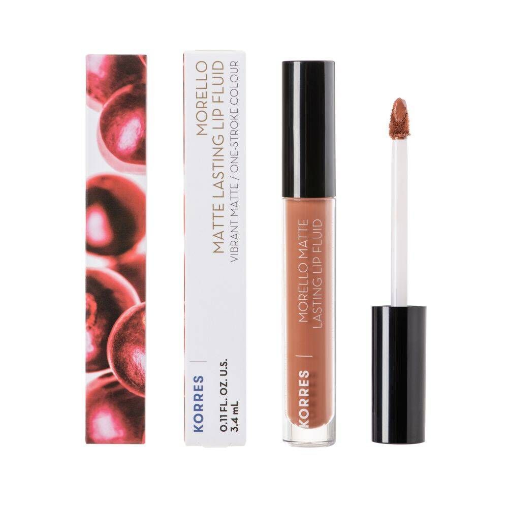 Korres KM Morello Matte Lasting Lip Fluid 07 Nude - 3.4 ml