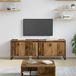Prolenta Maison Exclusive - Meuble TV, dimensions : 140 x 36 x 49,5 cm, fabriqué en bois massif et en panneaux de particules