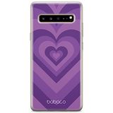 ERT GROUP mobiel telefoonhoesje voor Samsung S10 origineel en officieel erkend Babaco patroon Hearts 007