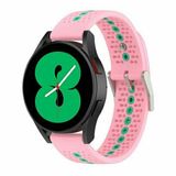 By Qubix Qubix - Dot Pattern siliconen bandje - Roze - geschikt voor Huawei Watch GT 6 / GT 7 / GT 6 pro / GT 7 pro - 46mm