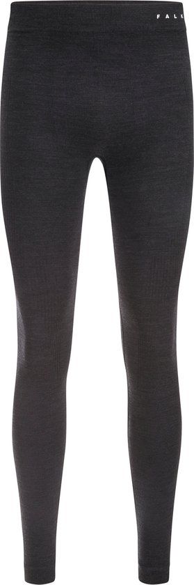FALKE Wool-Tech Long Tights Heren Zwart - Maat M