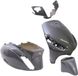 Edge Gransier Edge Plaatset 4-delig voor Piaggio Zip/Zip 2000 2T/4T vanaf bouwjaar 2000 - anthraciet