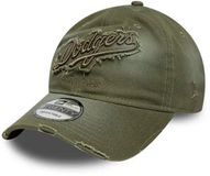 New Era Los Angeles Dodgers baseballpet 9Twenty Distress Wordmark Groen Unisex Volwassenen