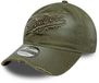 New Era Los Angeles Dodgers baseballpet 9Twenty Distress Wordmark Groen Unisex Volwassenen