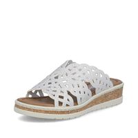 Rieker Slipper V4189-80 Wit