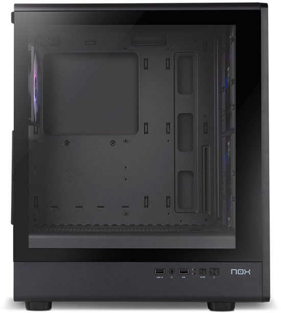NOX Infinity IOTA Midi Tower Zwart