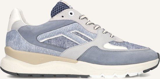 Floris van Bommel Sfm-10154 De Treener Sneakers - Textiel - Heren - Blauw - Maat 46⅔