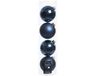 Kaemingk B.V. Boules de Noël - 8 pièces - Bleu nuit - Verre - 10 cm